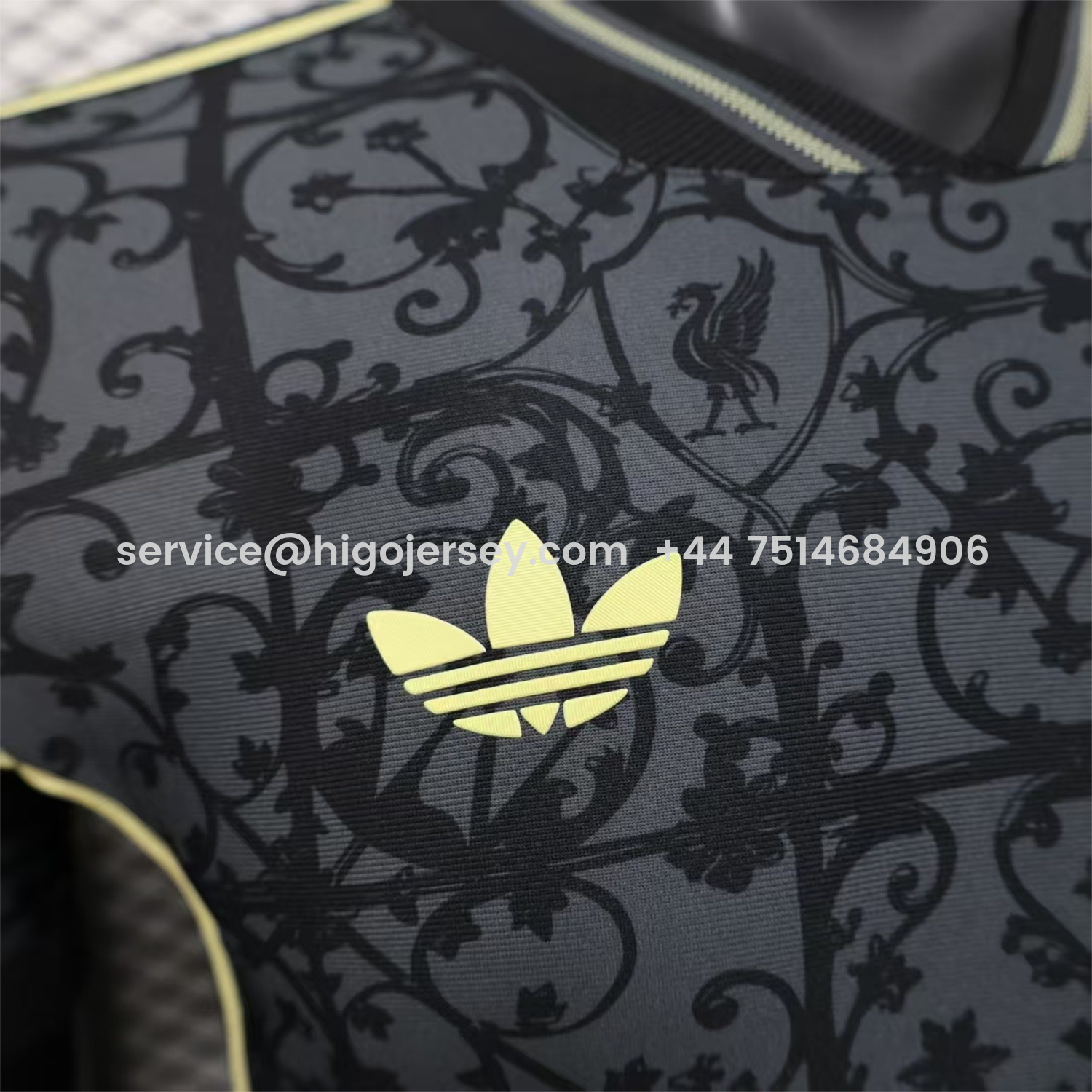 Higojerseys-Liver.pool 25-26 Black Floral Pattern Special Jersey - Player Version