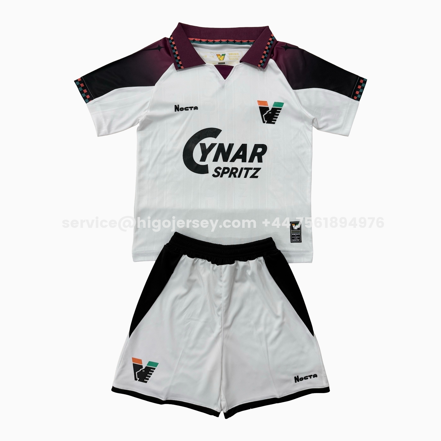 Higojerseys-Venezia FC 25-26 Away Men's Adult Jersey Set - Fans Version