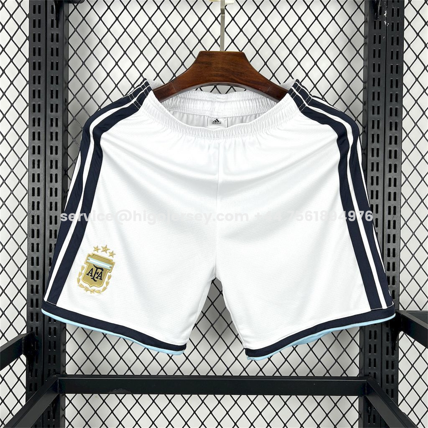 Higojerseys-Argentina 2026 White Shorts - Fans Version