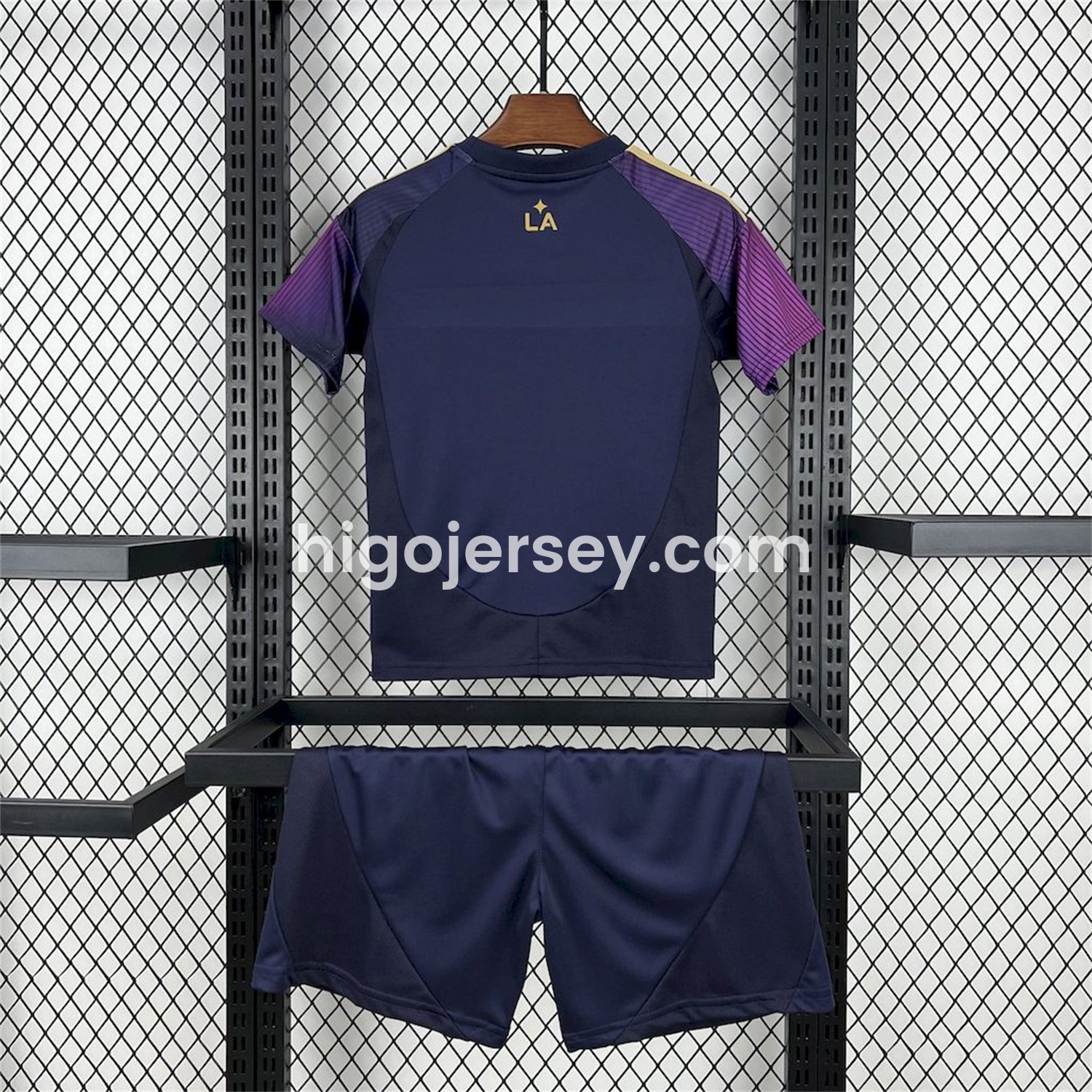 Higojerseys-LA Galaxy 2025 Away Kids Kit