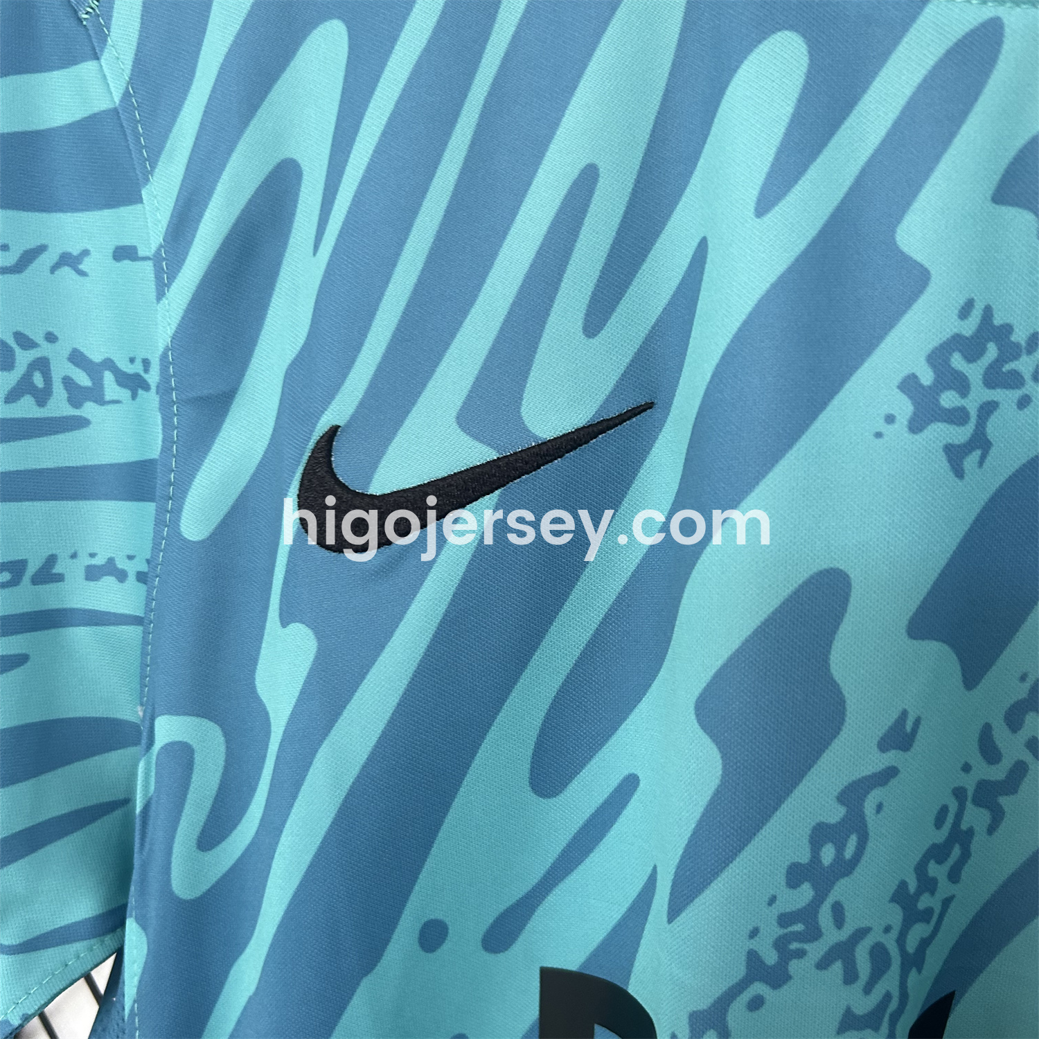 Higojerseys-Sporting CP 25-26 Blue Goalkeeper Jersey - Fans Version