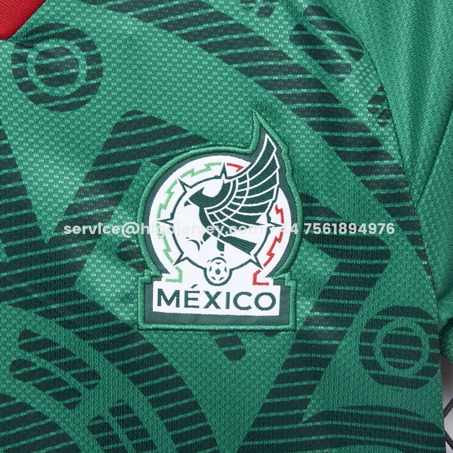 Higojerseys-Women's Mexico 2026 Home Cropped Jersey