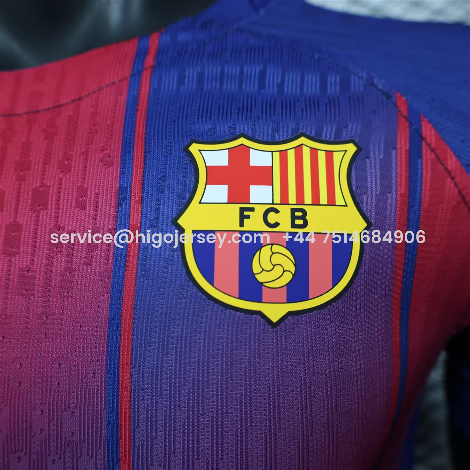 Higojerseys-Barcelona 25-26 Home Unsponsored Jersey - Player Version