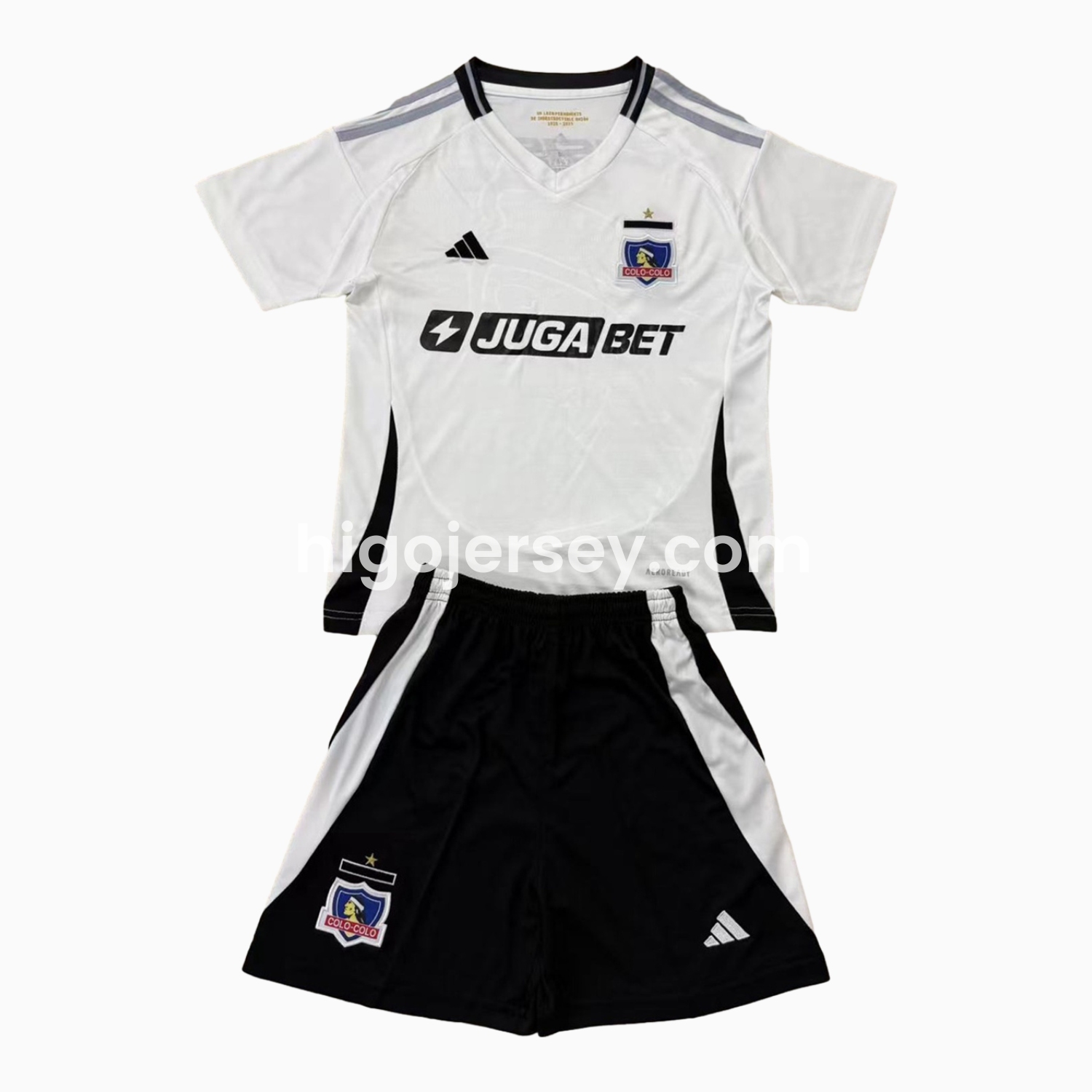 Higojerseys-Colo Colo 25-26 Home Men's Adult Jersey Set - Fans Version