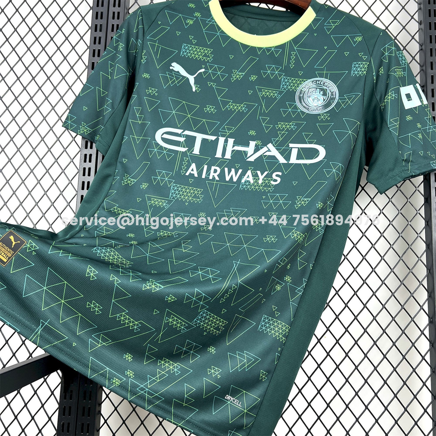 Higojerseys-Manchester City 25-26 Fourth Green Jersey - Fans Version