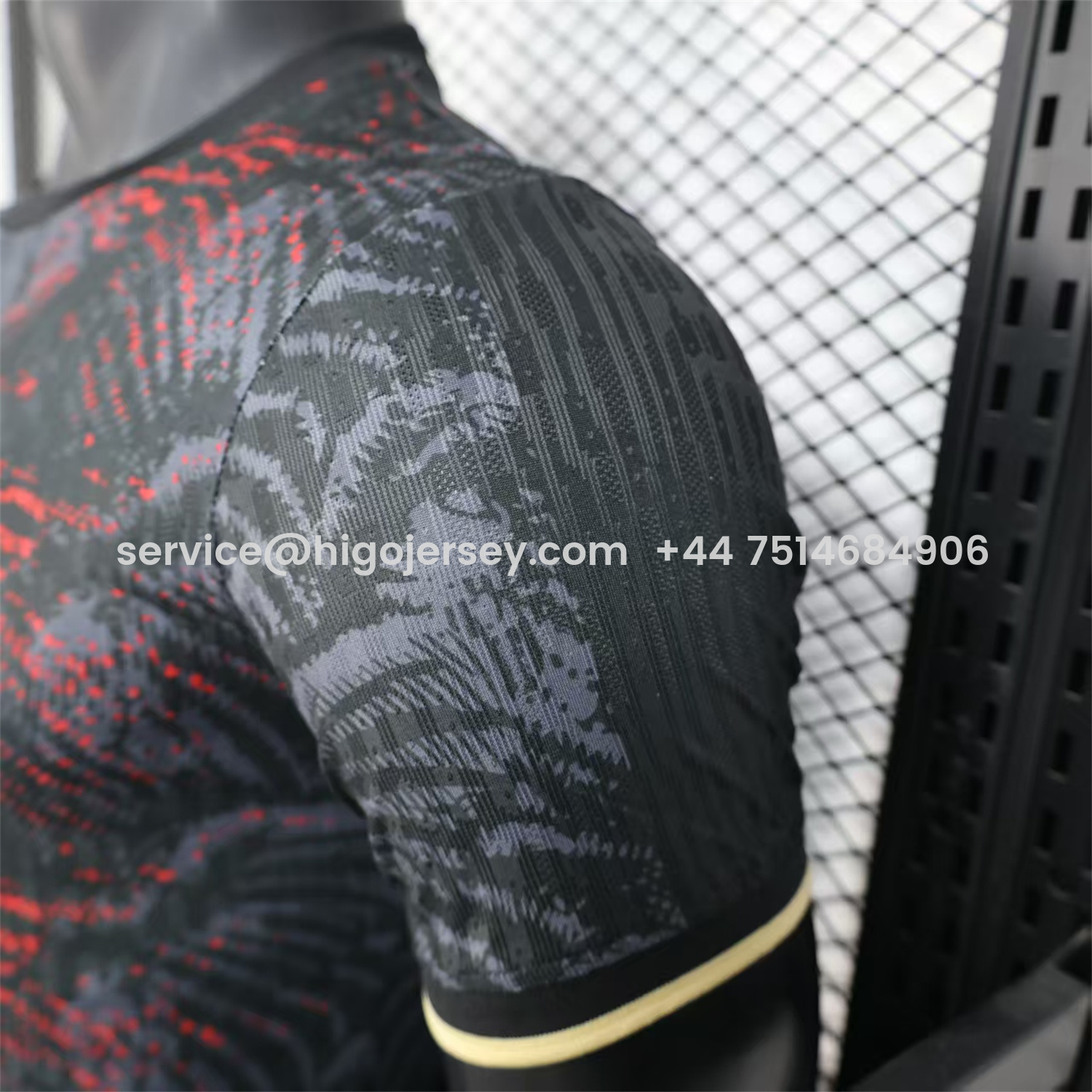 Higojerseys-Paris Saint-Germain PSG 25-26 Champions League Commemorative Edition Black Red Eiffel Tower Jersey - Player Version