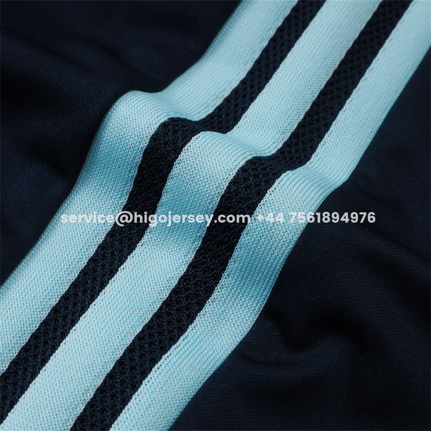 Higojerseys-Argentina 25-26 Windbreaker Training Set - Light Blue Top and Black Pants