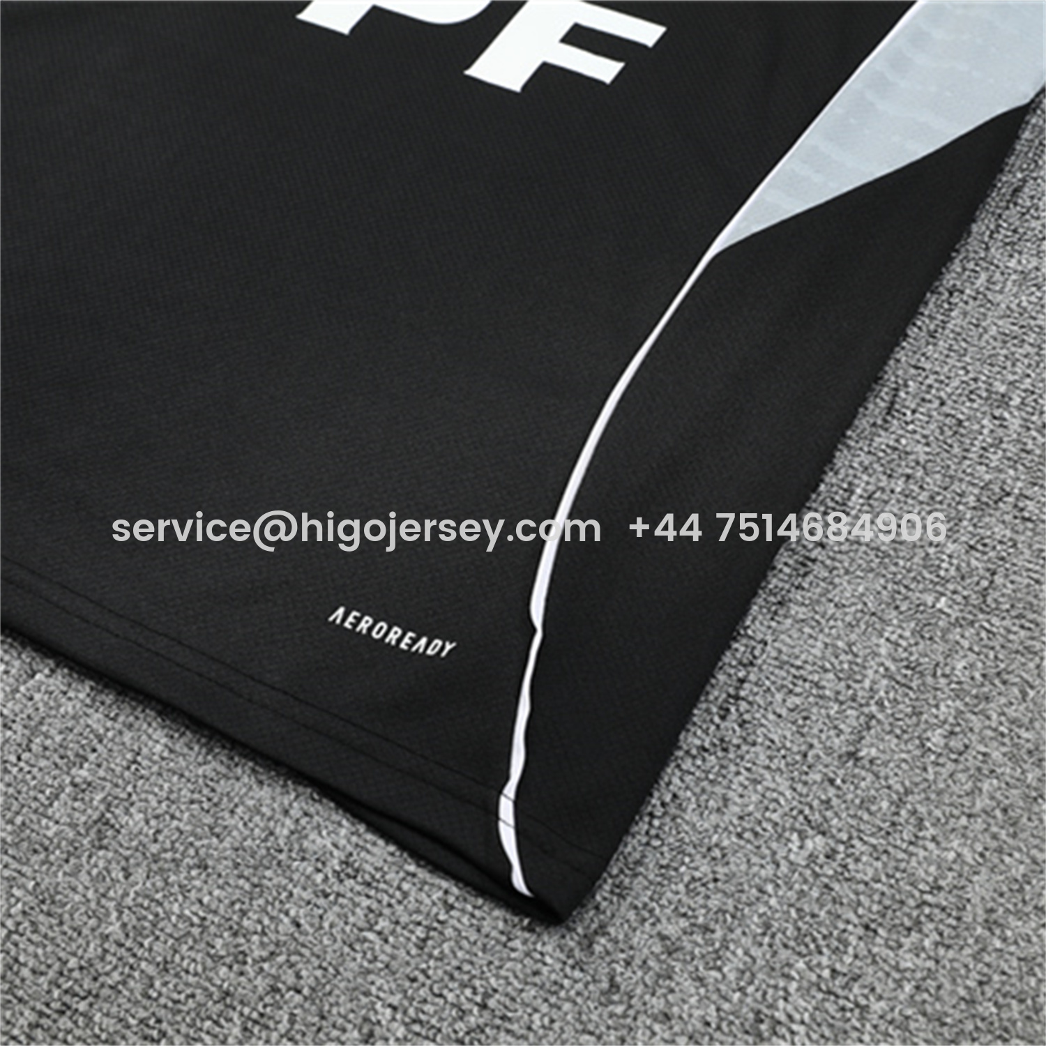 Higojerseys-Argentina 25-26 Kids Pre-Match Short-Sleeve Training Set - Black Top & Shorts