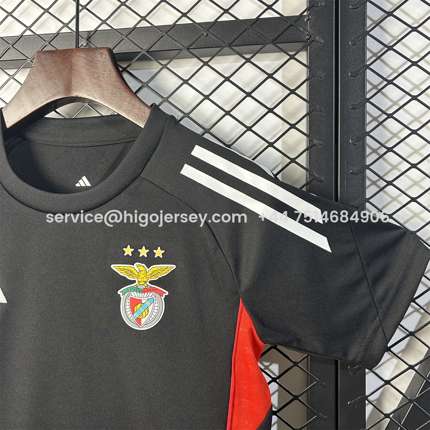Higojerseys-Benfica 25-26 Black Training Kids Kit
