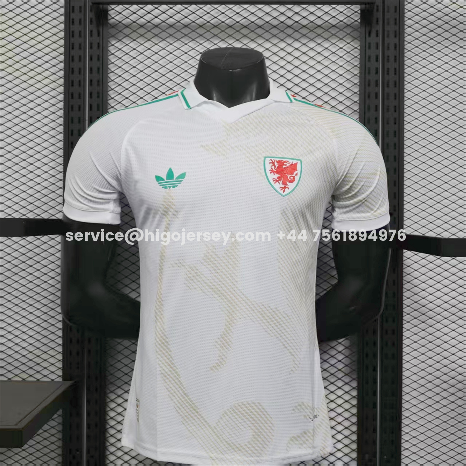 Higojerseys-Wales 2026 Away Jersey - Player Version
