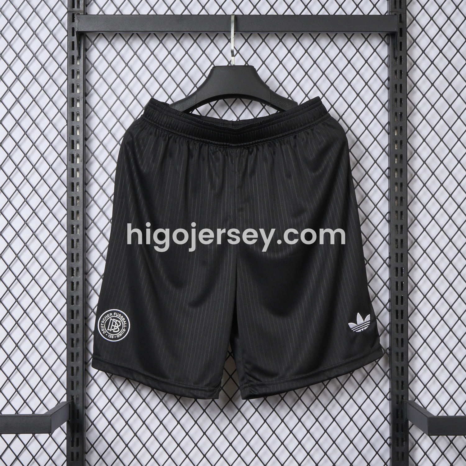 Higojerseys-Germany 2025 125-Year Anniversary Black Shorts - Fans Version
