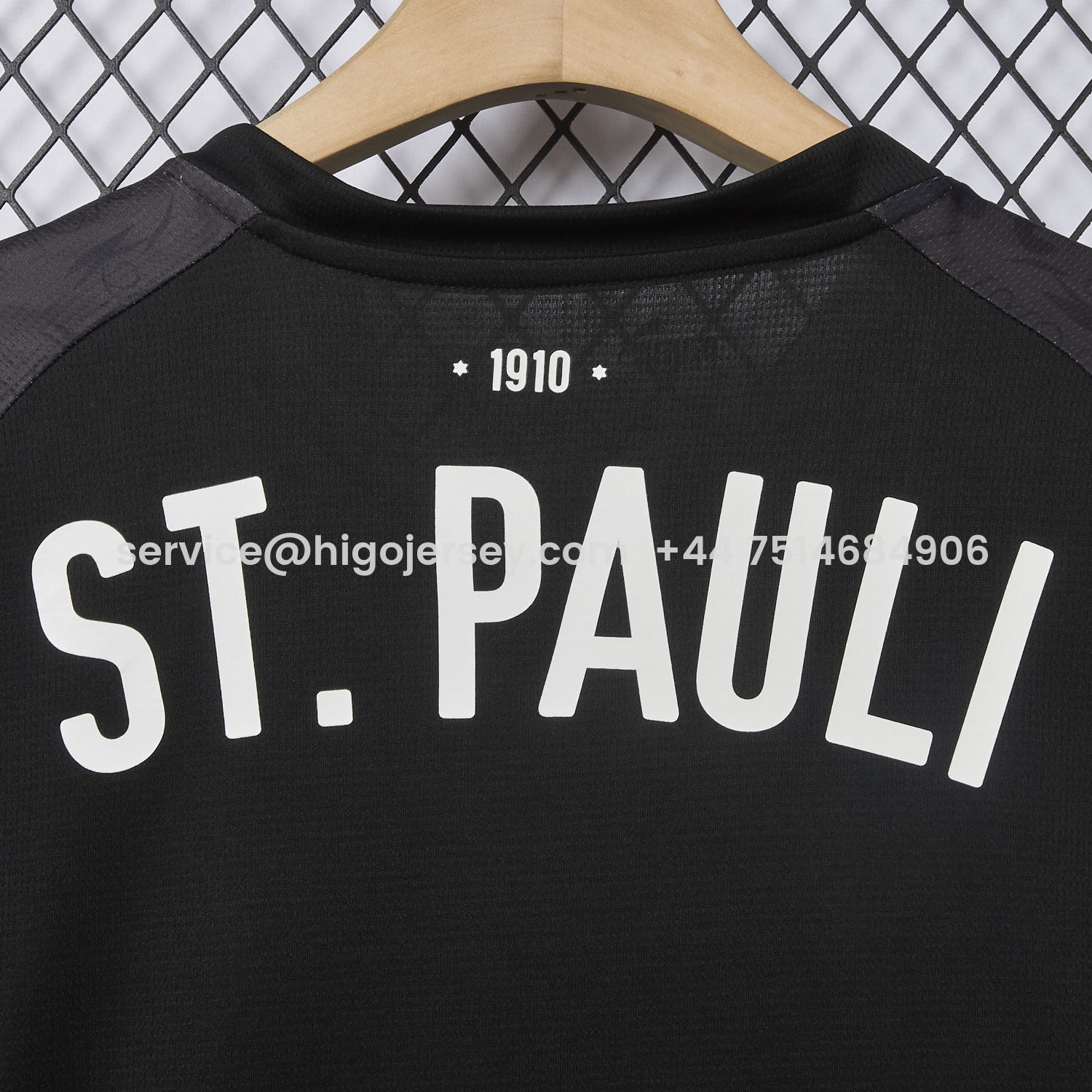 Higojerseys-St. Pauli 25-26 Third Black Jersey - Fans Version