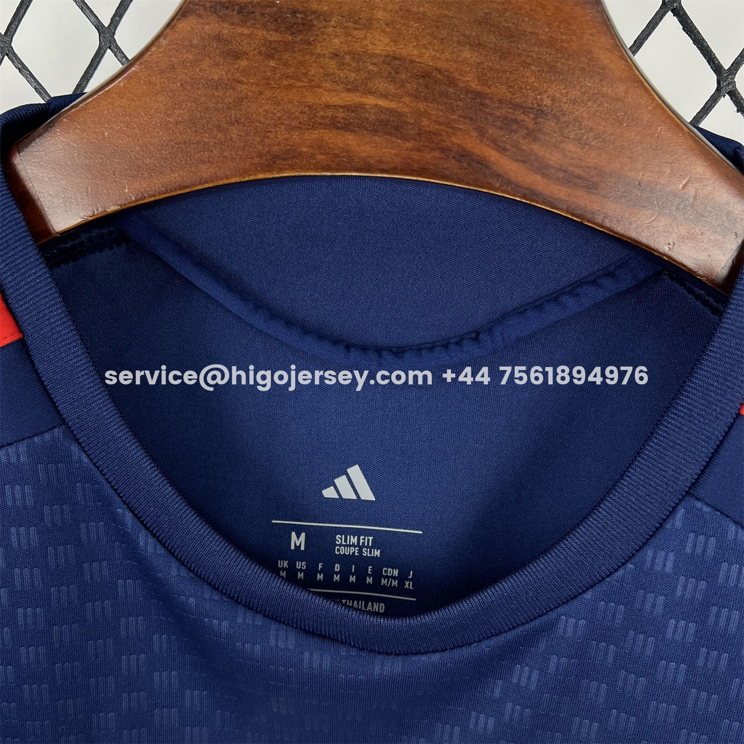 Higojerseys-Spain 2026 Dark Blue Pre-Match Training Jersey - Fans Version
