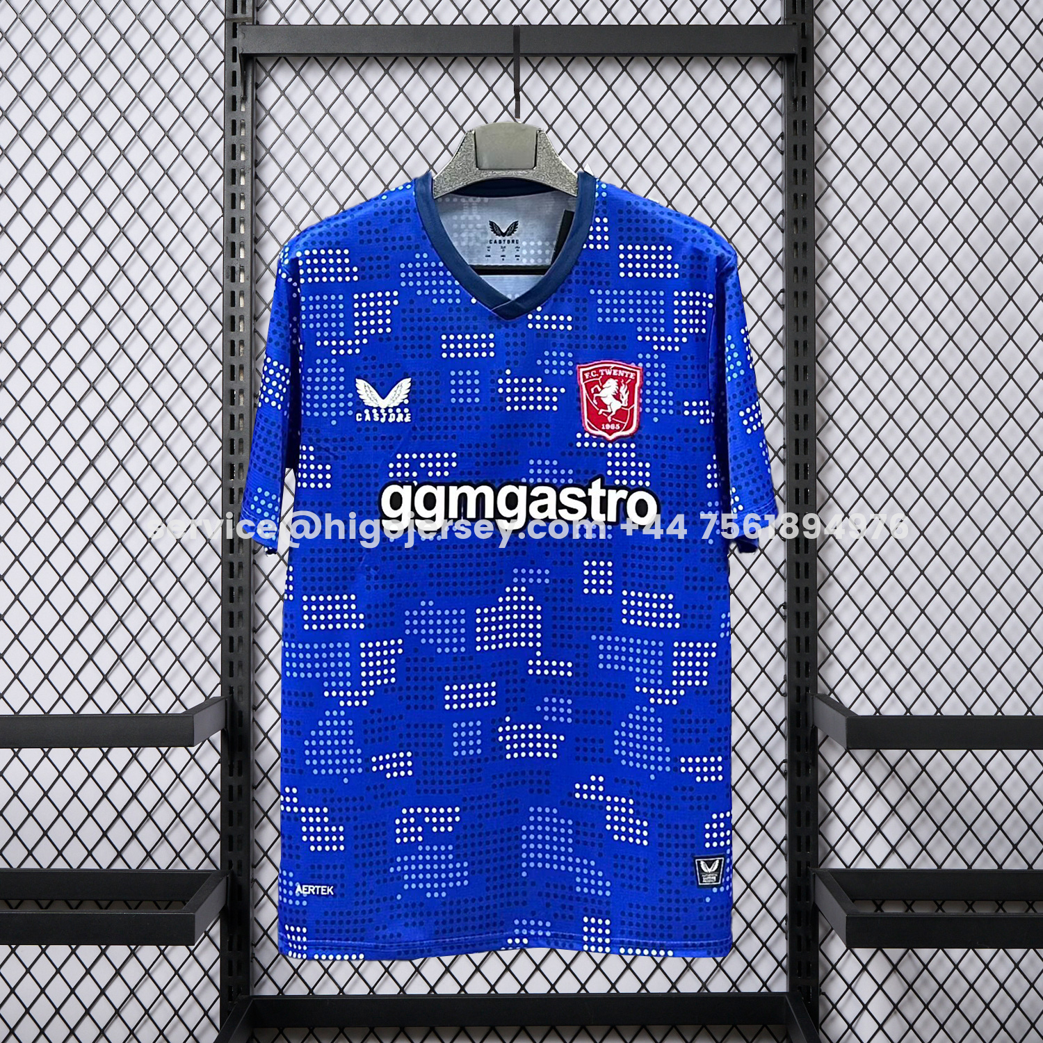 Higojerseys-Twente 25-26 Away Blue Jersey - Fans Version