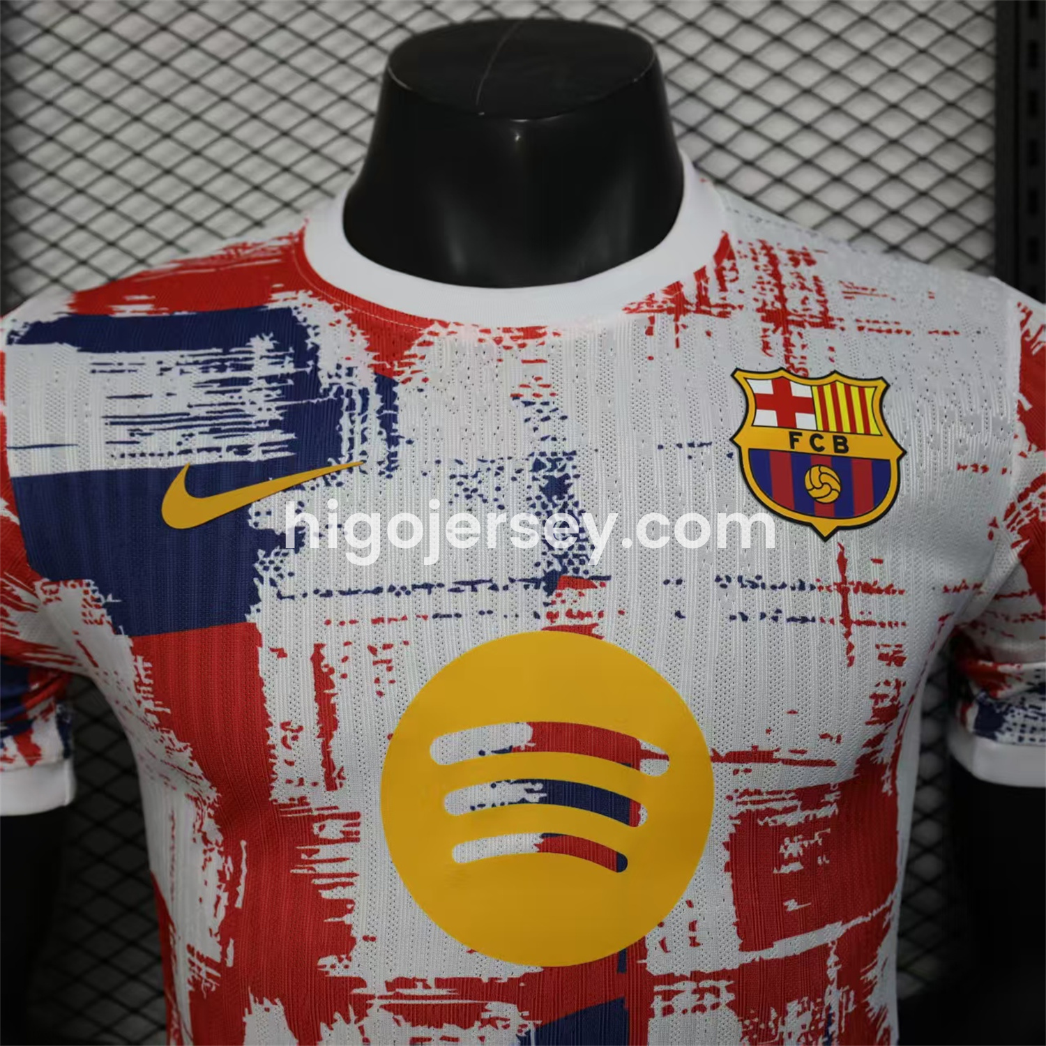 Higojerseys-Barcelona 25-26 Red & Blue & White Special Edition Jersey - Player Version