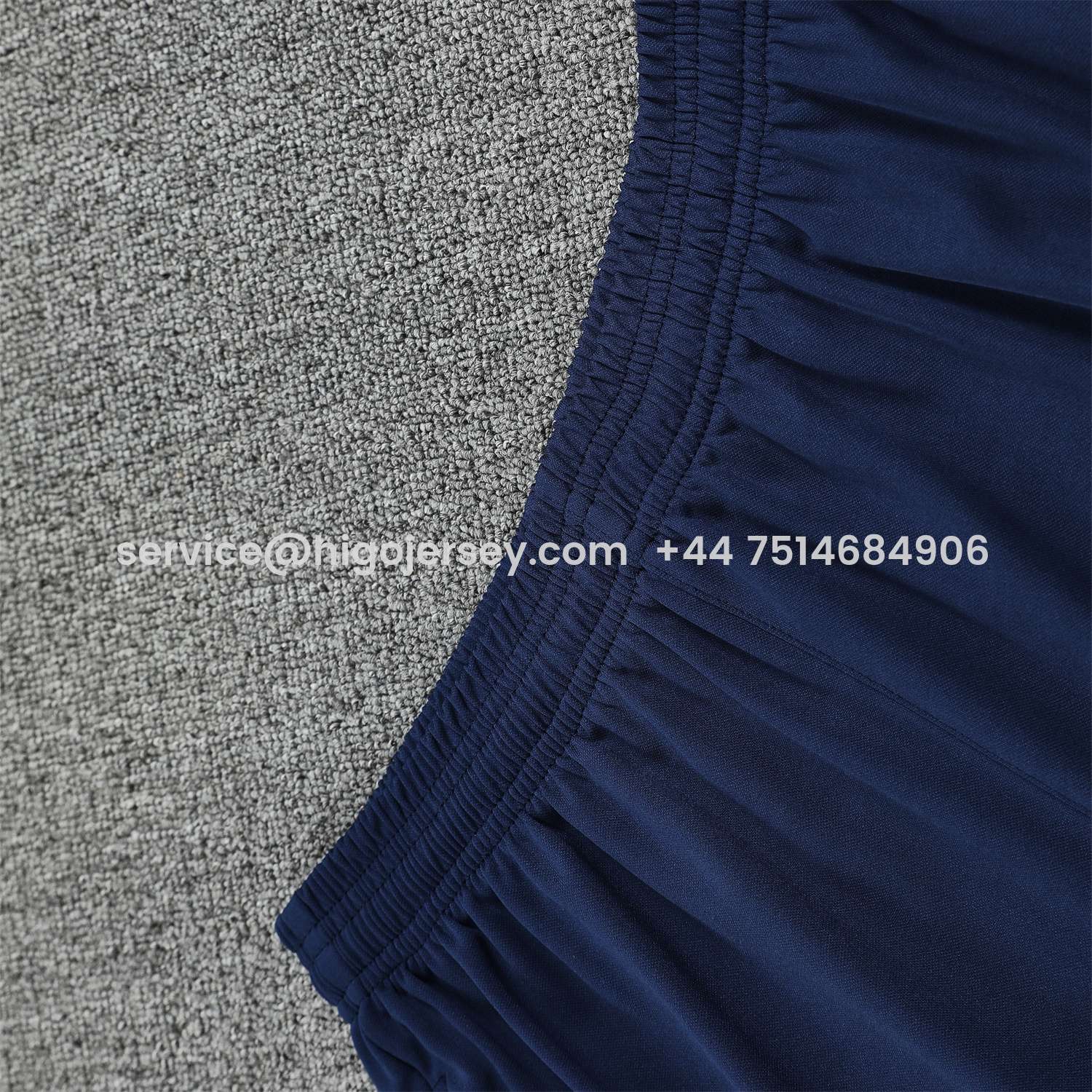 Higojerseys-Paris Saint-Germain PSG 25-26 Short-Sleeve Training Set - Blue Top & Deep Blue Shorts