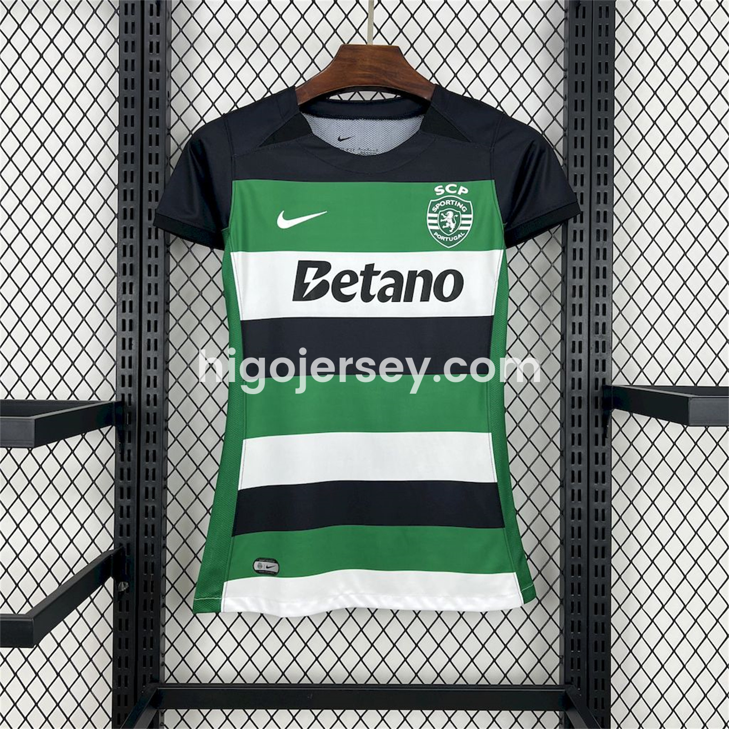 Higojerseys-Women's Sporting CP Portugal 24-25 Home Jersey - Fans Version