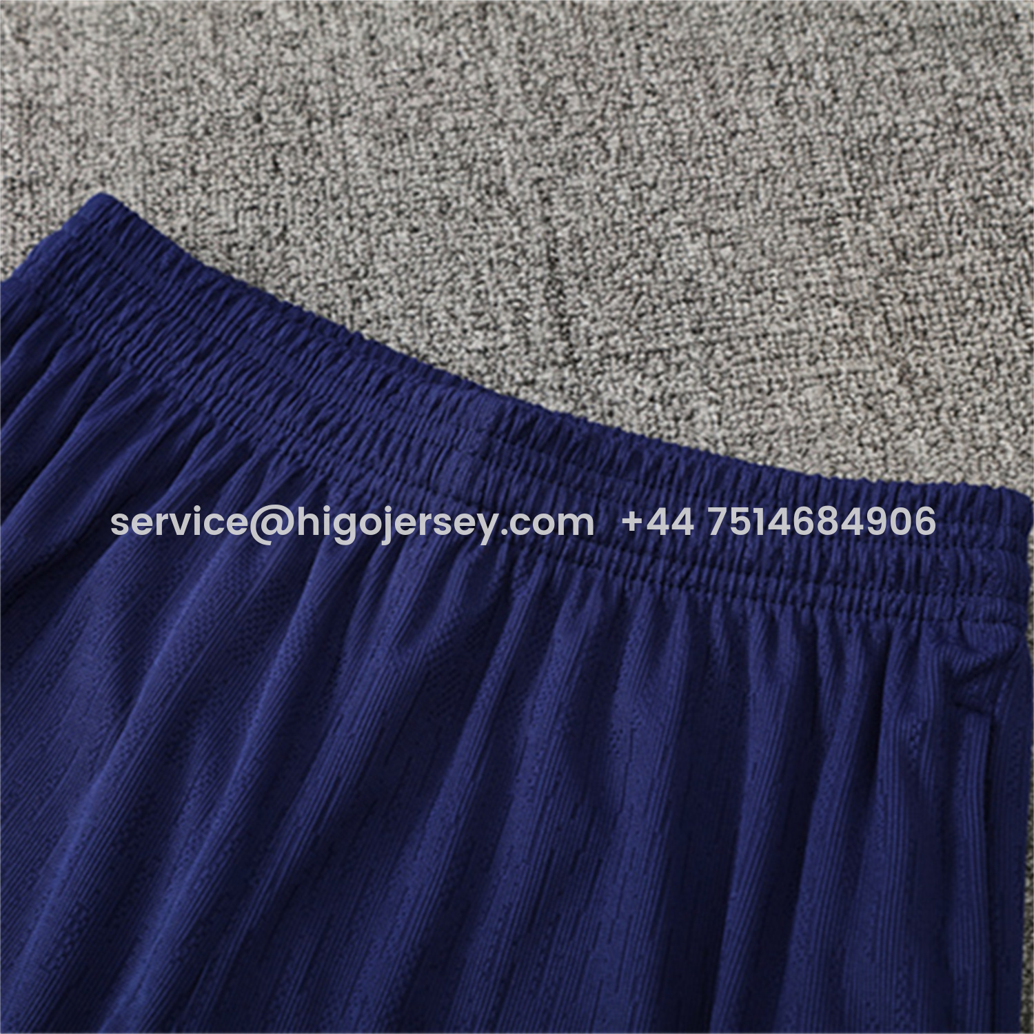 Higojerseys-Barcelona 25-26 Long Sleeve Training Set - Royal Blue Top Orange Sponsor & Royal Blue Pants