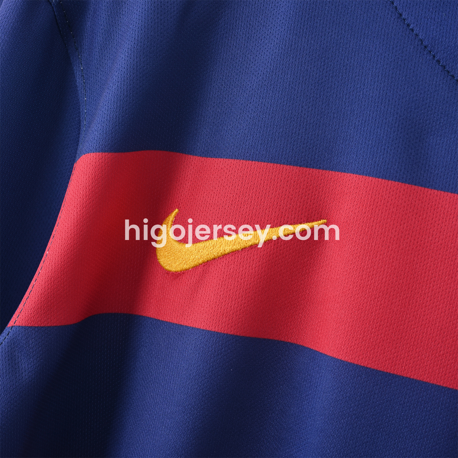 Higojerseys-Retro Barcelona 15-16 Home Long Sleeves Jersey