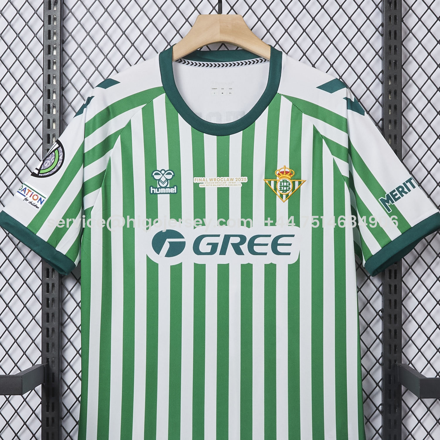 Higojerseys-Real Betis 2025 Conference League Final Special Jersey - Fans Version