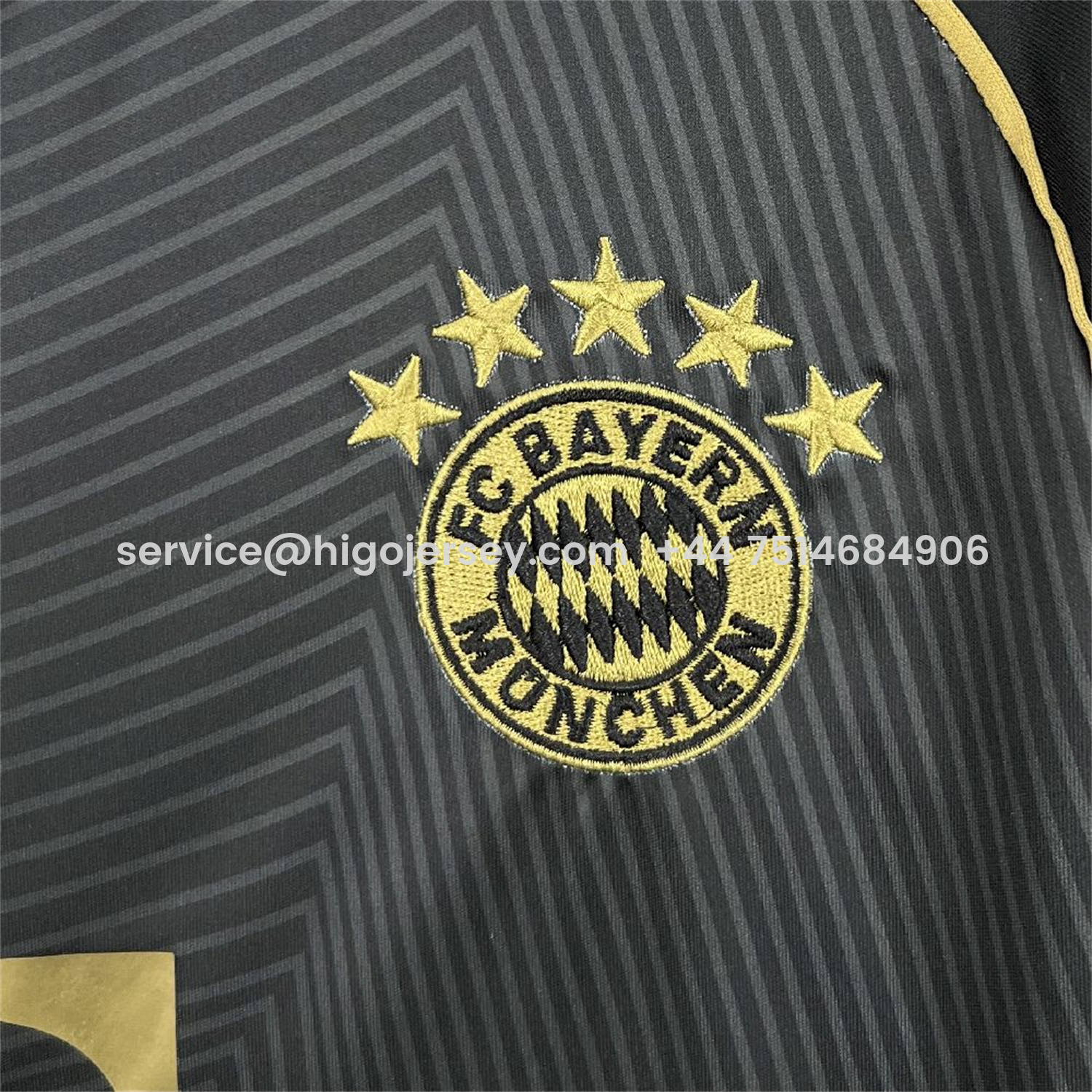 Higojerseys-Bayern Munich 25-26 Black Gold Special Edition Jersey - Fans Version