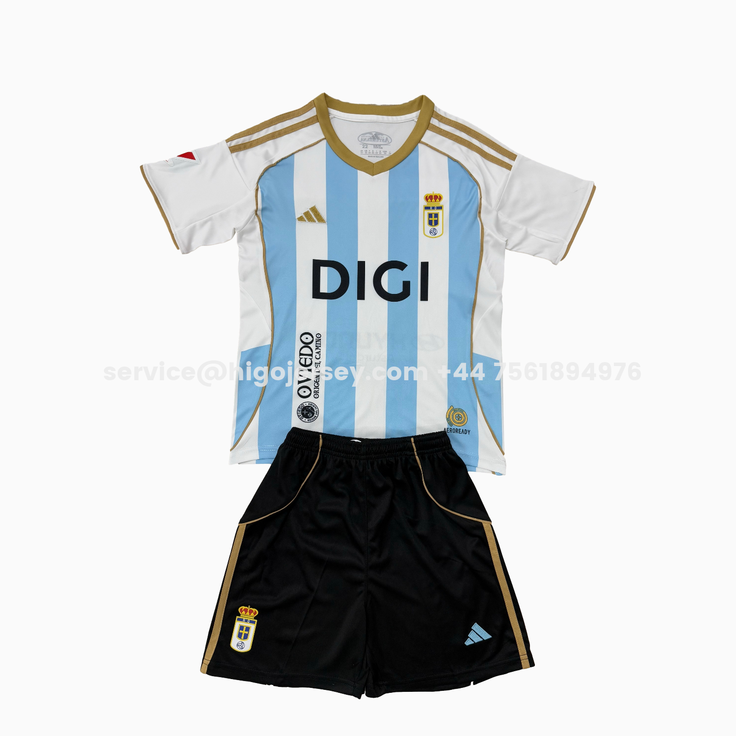 Higojerseys-Real Oviedo 25-26 Third Kids Kit