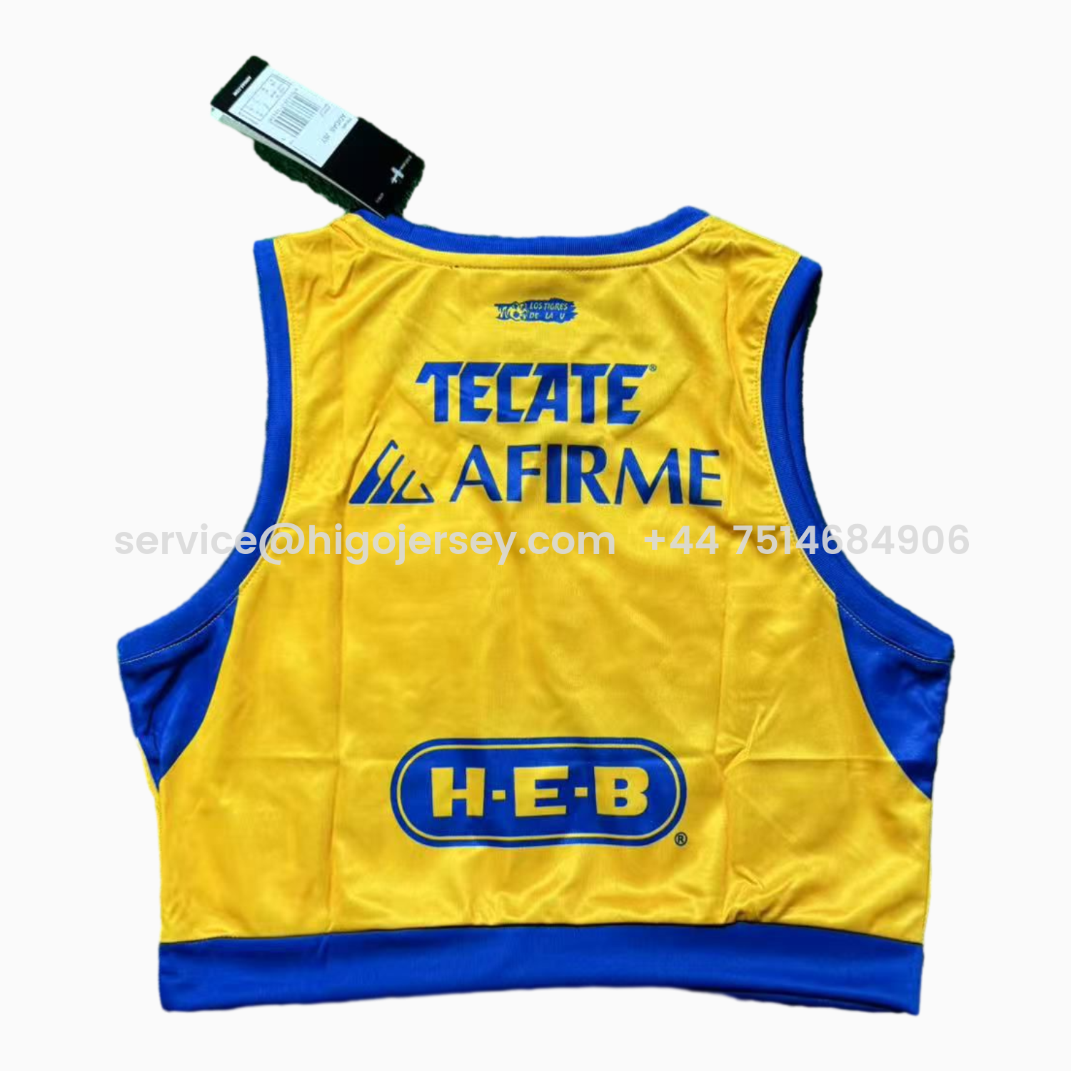 Higojerseys-Women's Tigres UANL 25-26 Home Yoga Vest