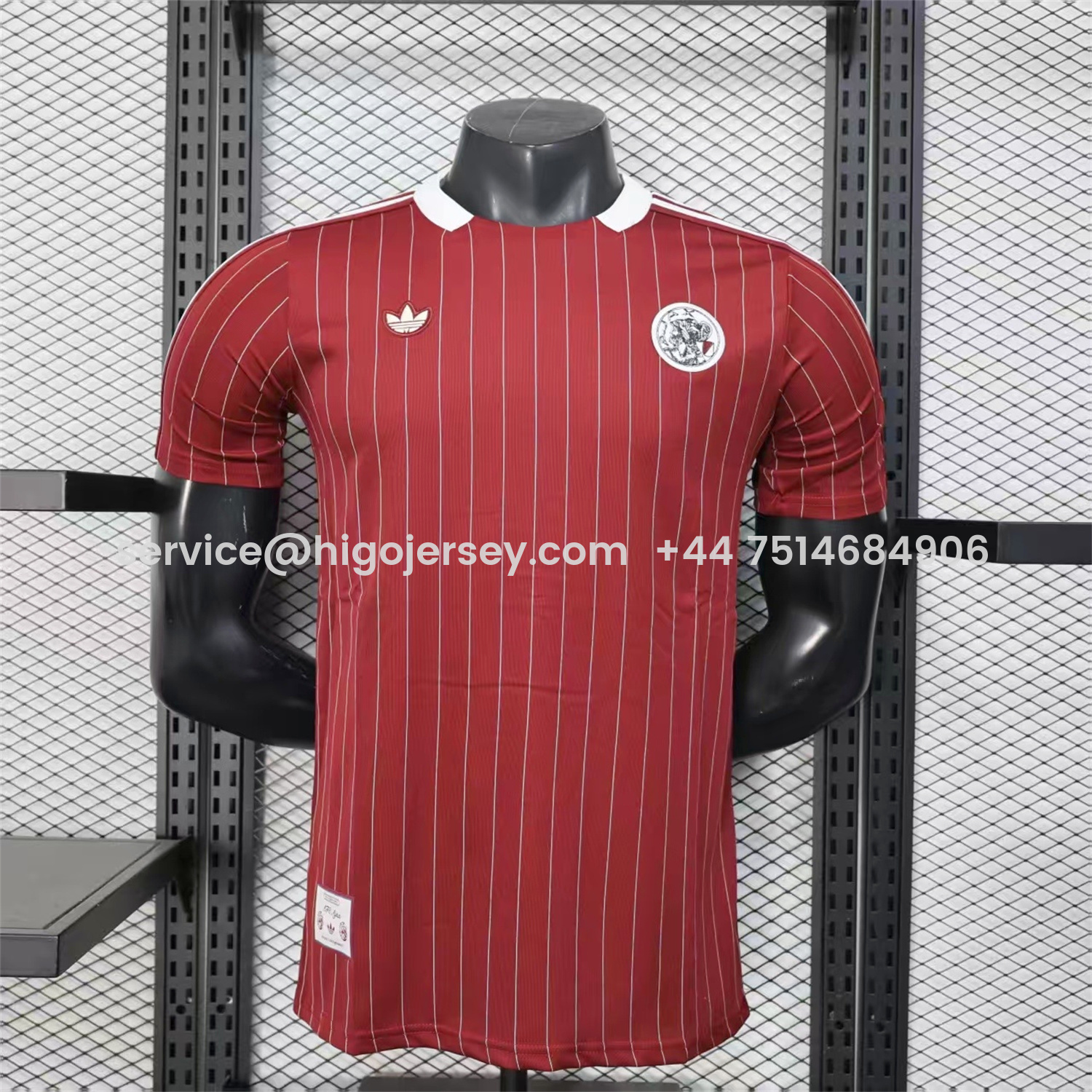 Higojerseys-Ajax 25-26 Icon Range Travel Special Edition Red Jersey - Player Version