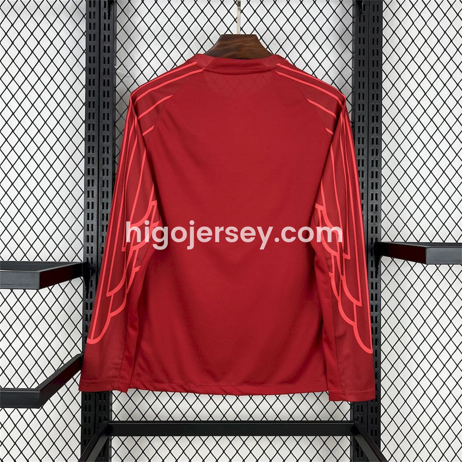 Higojerseys-Paris Saint-Germain PSG 24-25 Fourth Goalkeeper Red Long Sleeves Jersey - Fans Version