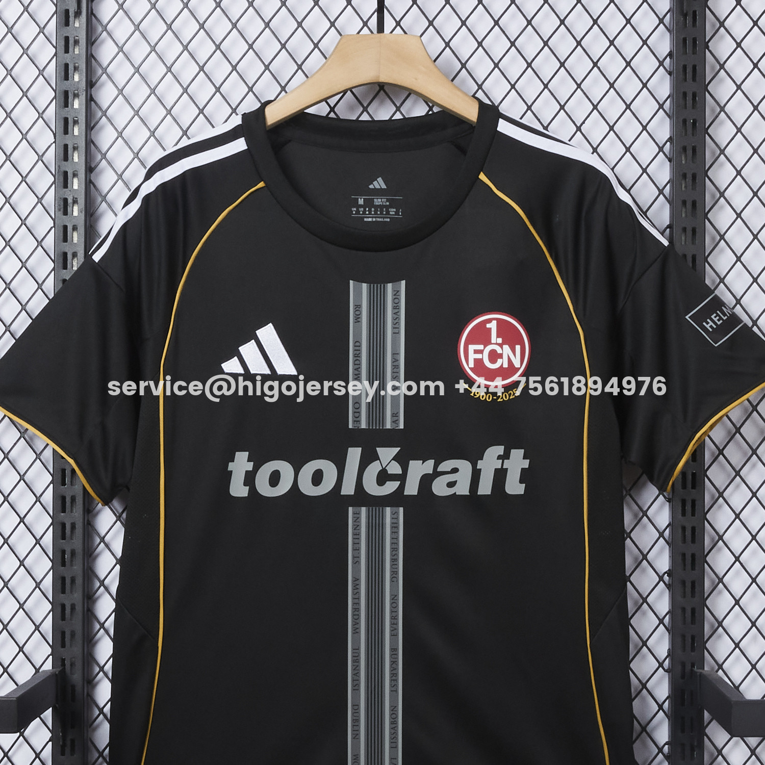 Higojerseys-Nürnberg 25-26 Black 125-Year Anniversary Jersey - Fans Version
