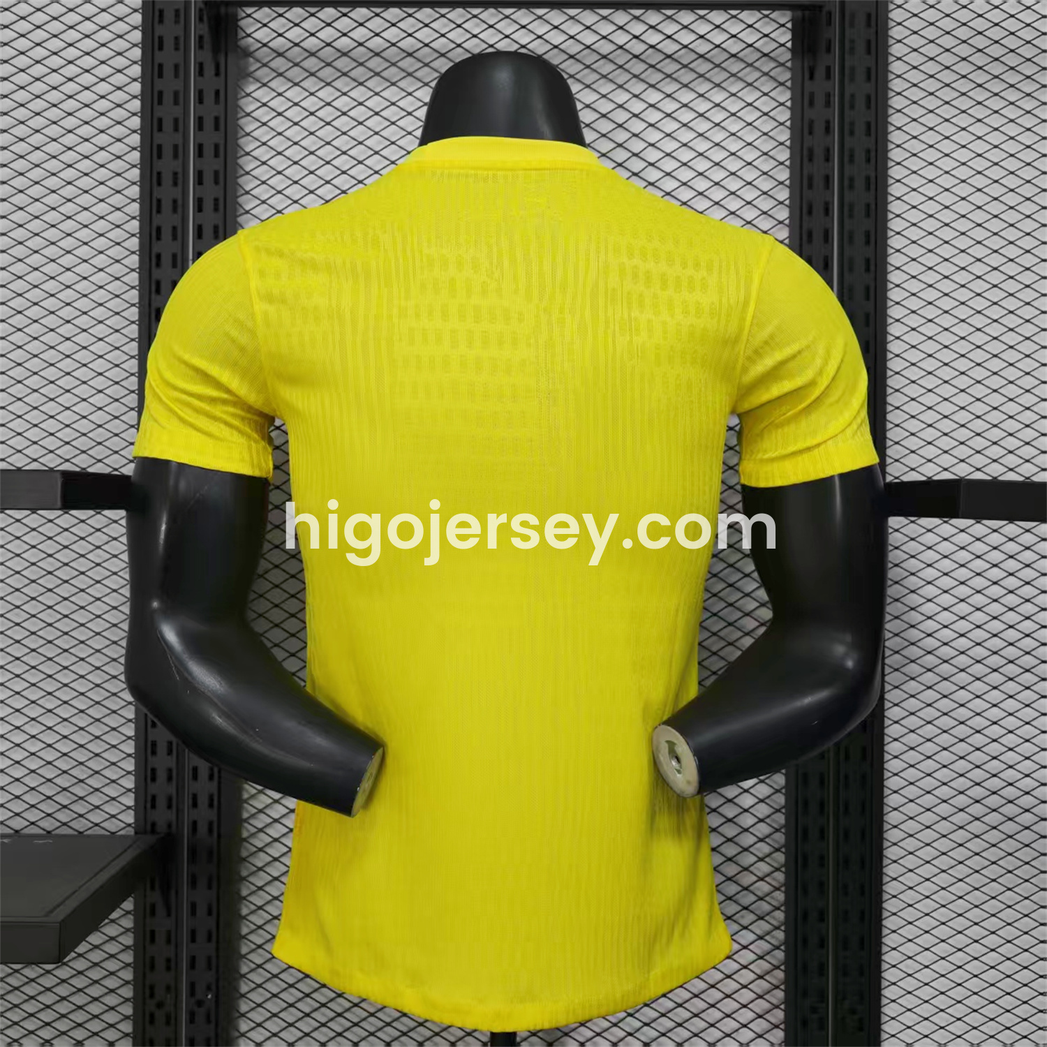 Higojerseys-Al Ittihad Jeddah United 24-25 Pre-Match Yellow Jersey - Player Version