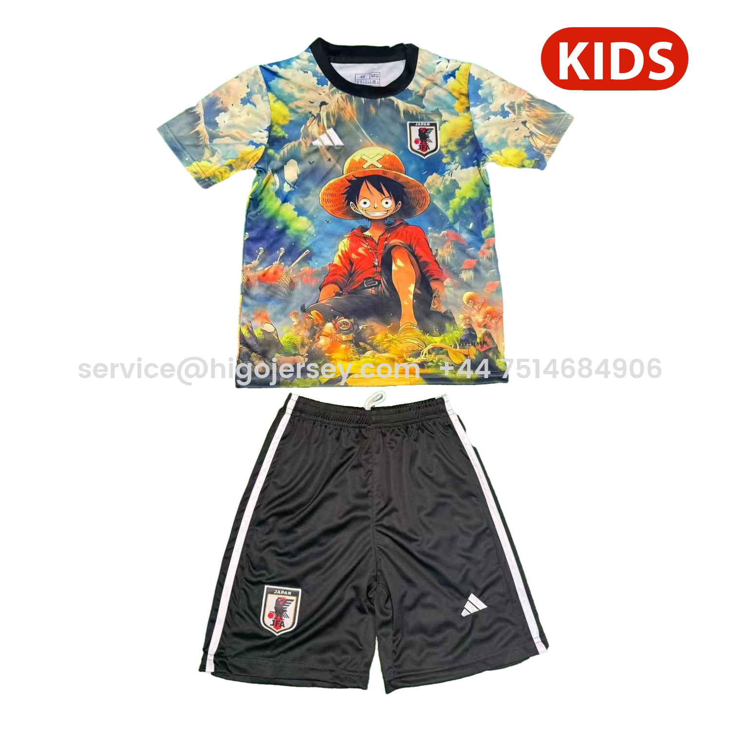 Higojerseys-Japan 25-26 Luffy In The Beautiful Scenery Special Kids Kit