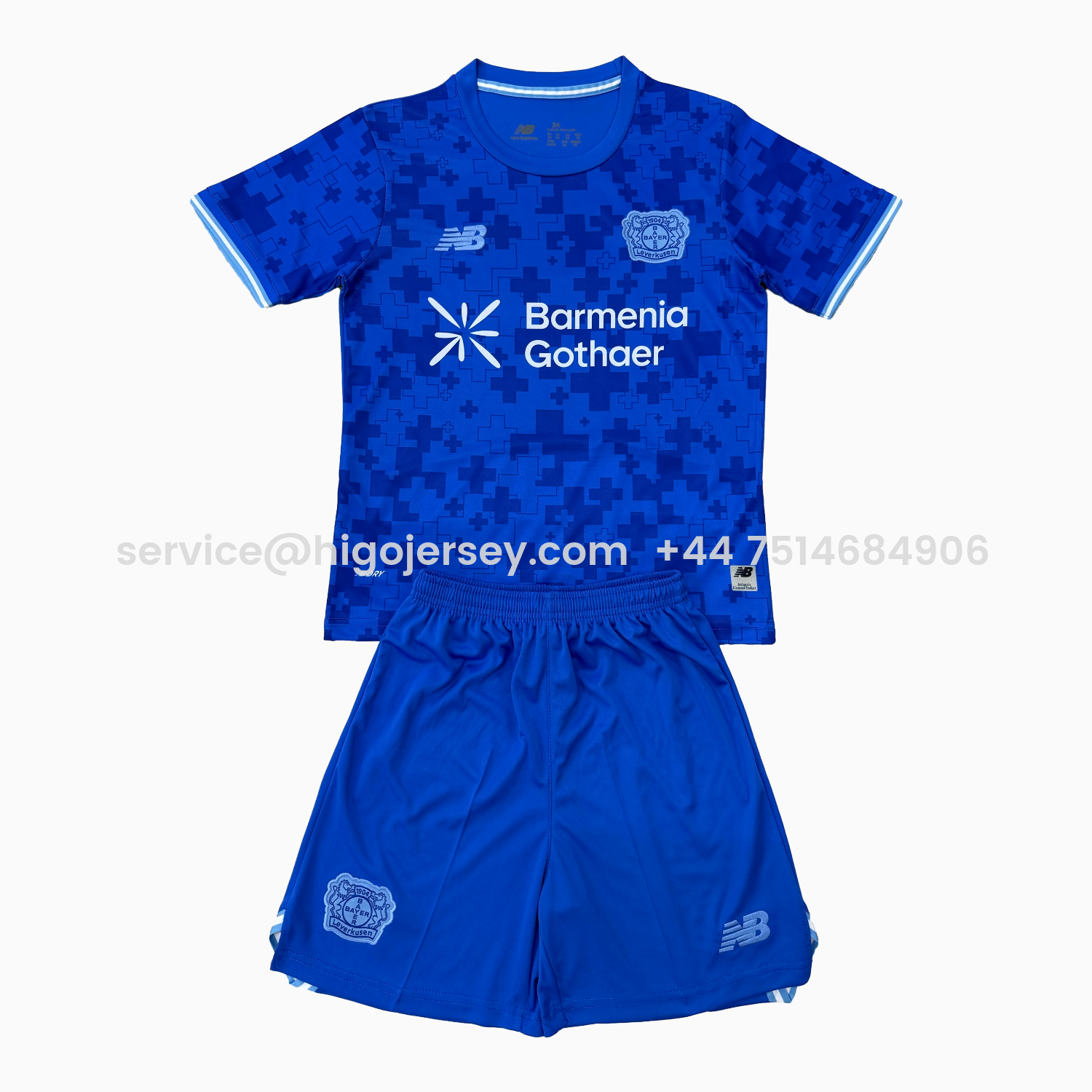 Higojerseys-Bayer 04 Leverkusen 25-26 Third Kids Kit