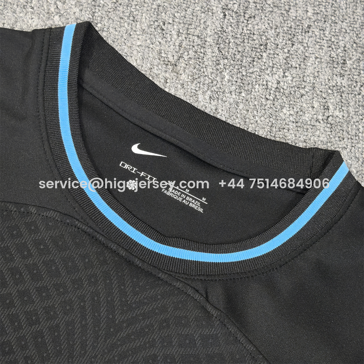 Higojerseys-Brazil 25-26 Reflective Team Logo Black Special Jersey - Fans Version