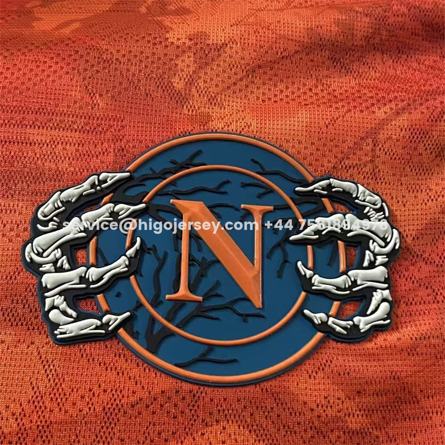 Higojerseys-Napoli 25-26 Halloween Orange Goalkeeper Jersey - Player Version