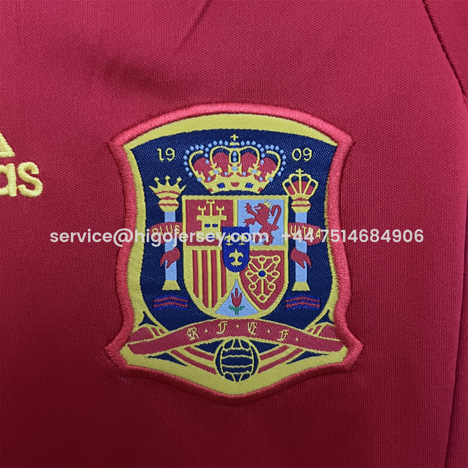 Higojerseys-Retro Spain 2010 Home Kids Kit