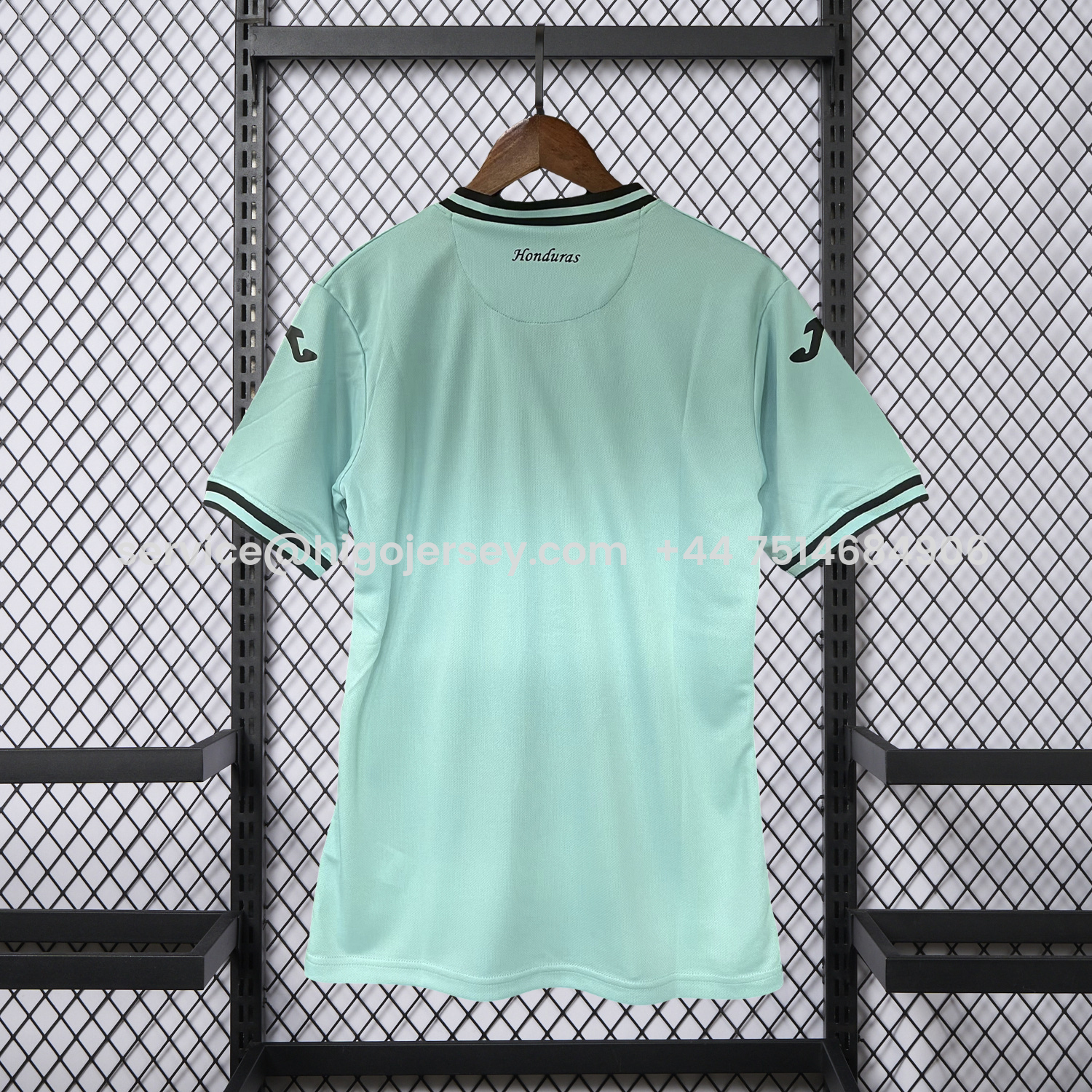 Higojerseys-Honduras 2024-25 Away Cyan Jersey - Fans Version