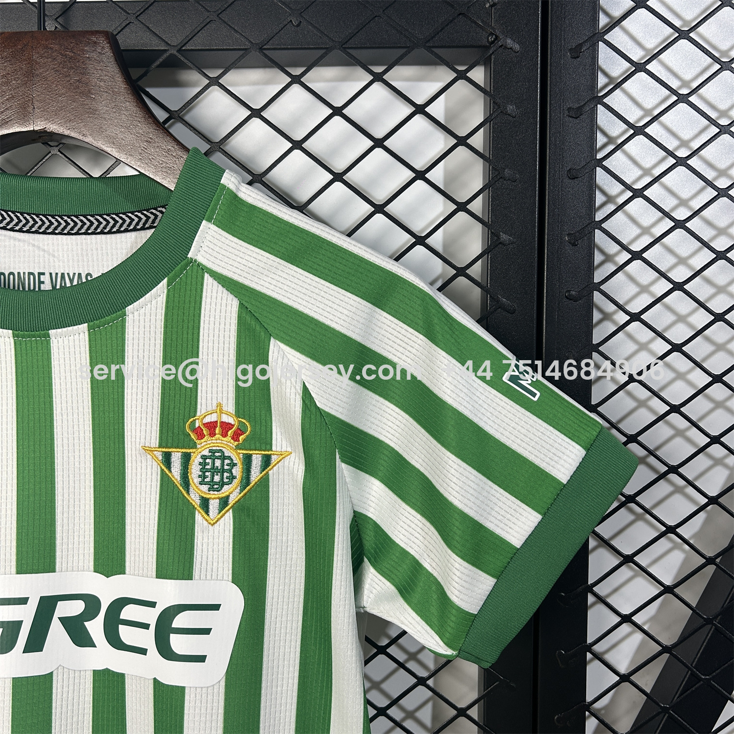 Higojerseys-Real Betis 2025 Conference League Final Special Kids Kit