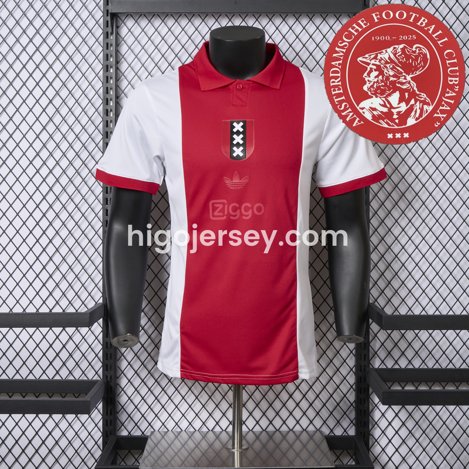 Higojerseys-Ajax 2025 125-Year Anniversary Jersey - Player Version