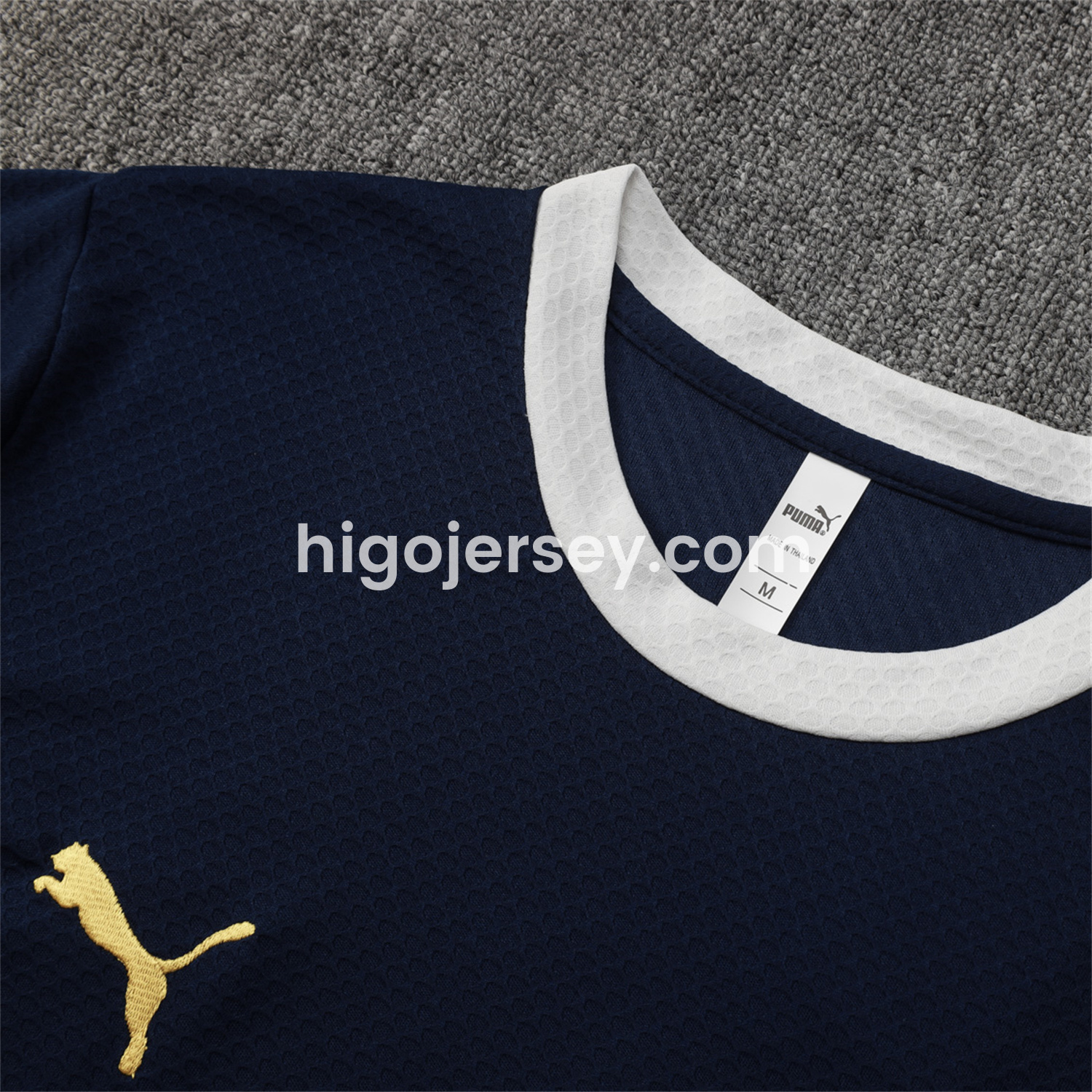 Higojerseys-Portugal 25-26 Short-Sleeve Training Set - Deep Blue Top and Shorts