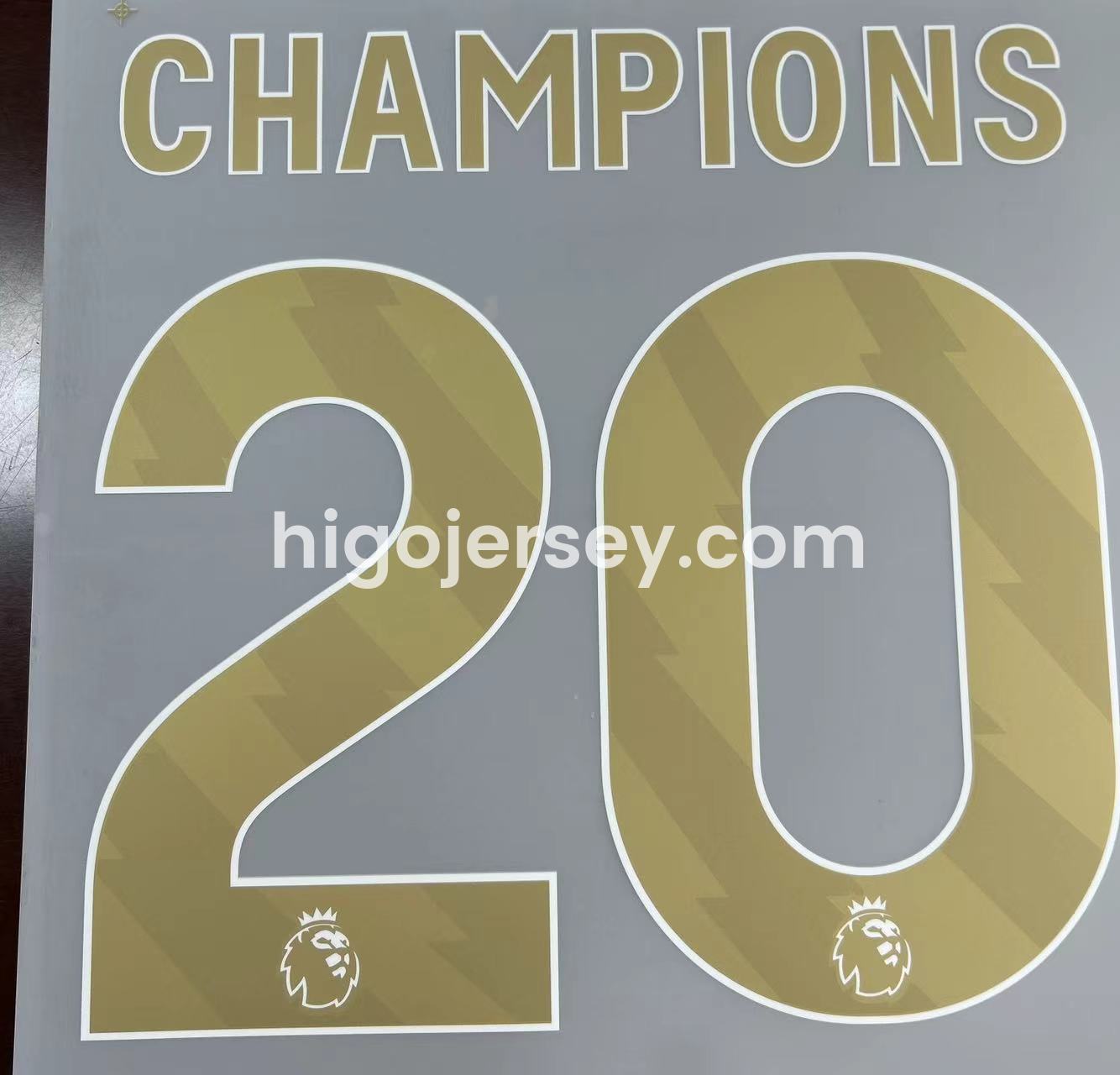 Higojerseys-Liver.pool 24-25 Home Jersey with Golden Champions Patch - Fans Version