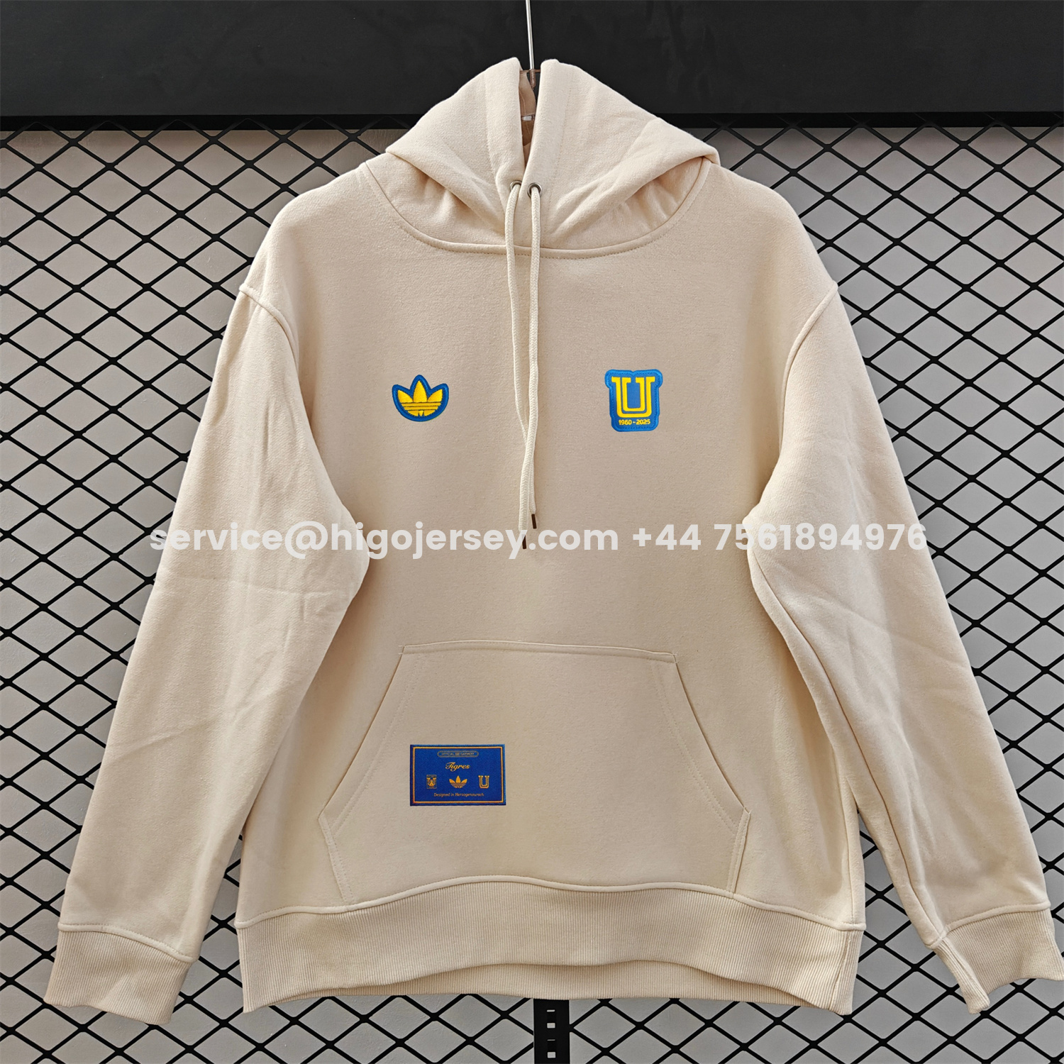 Higojerseys-Tigres UANL 25-26 Originals Terrace Icon Unisex Pullover Hoodie