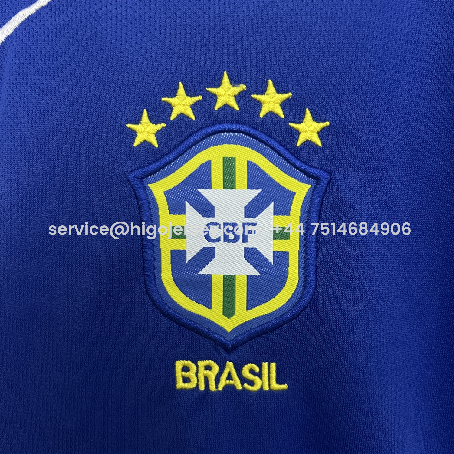 Higojerseys-Retro Brazil 2004 Away Kids Kit