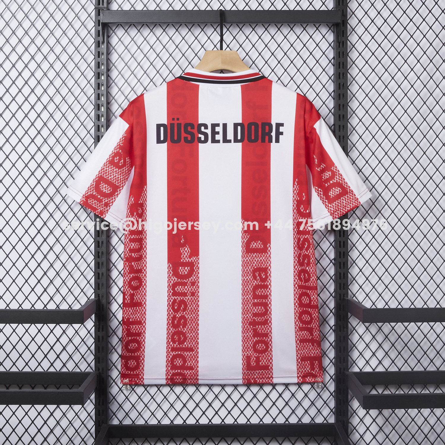 Higojerseys-Retro Fortuna Düsseldorf 1996-98 Home Jersey