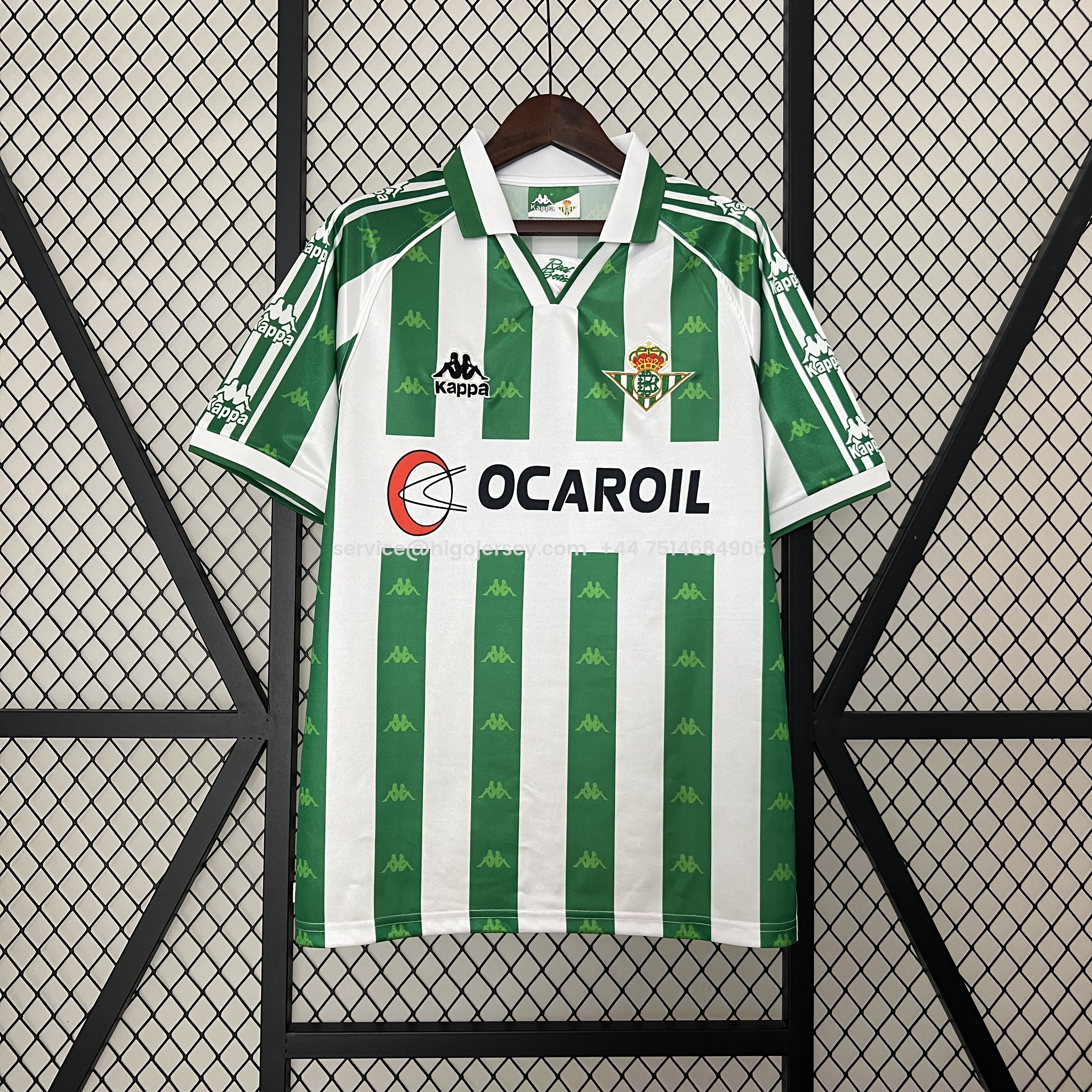 Higojerseys-Retro Real Betis 1997-98 Home Stadium Jersey