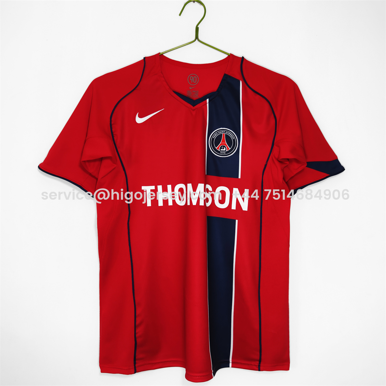 Higojerseys-Retro Paris Saint-Germain PSG 2004-05 Away Jersey
