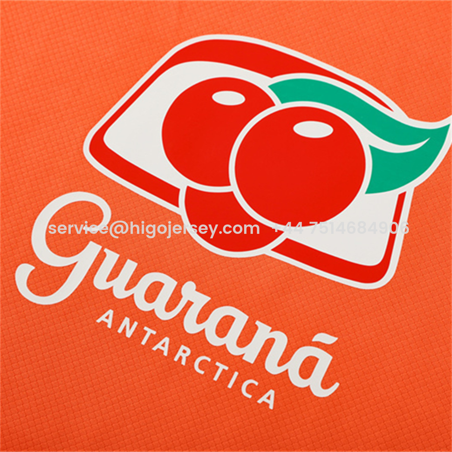 Higojerseys-Brazil 25-26 Short-Sleeve Training Set - Orange Top & Black Shorts