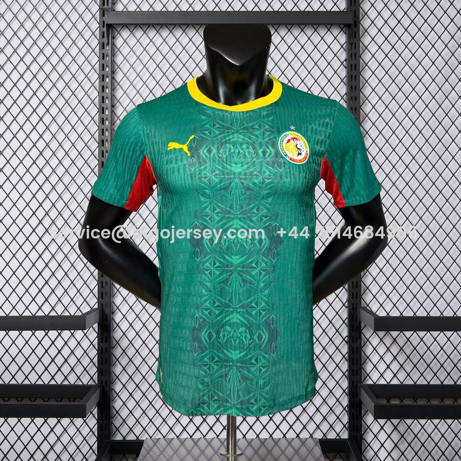 Higojerseys-Senegal 2026 Away Green Jersey - Player Version