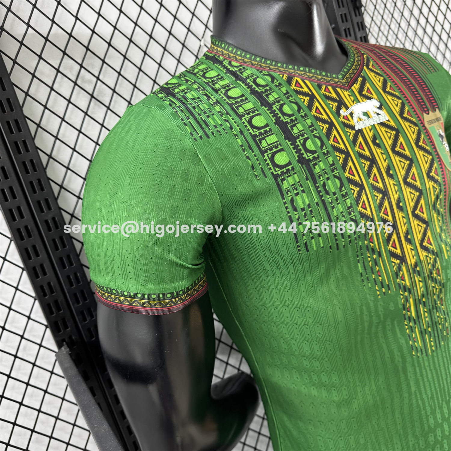 Higojerseys-Mali 2025 Away Green Jersey - Player Version