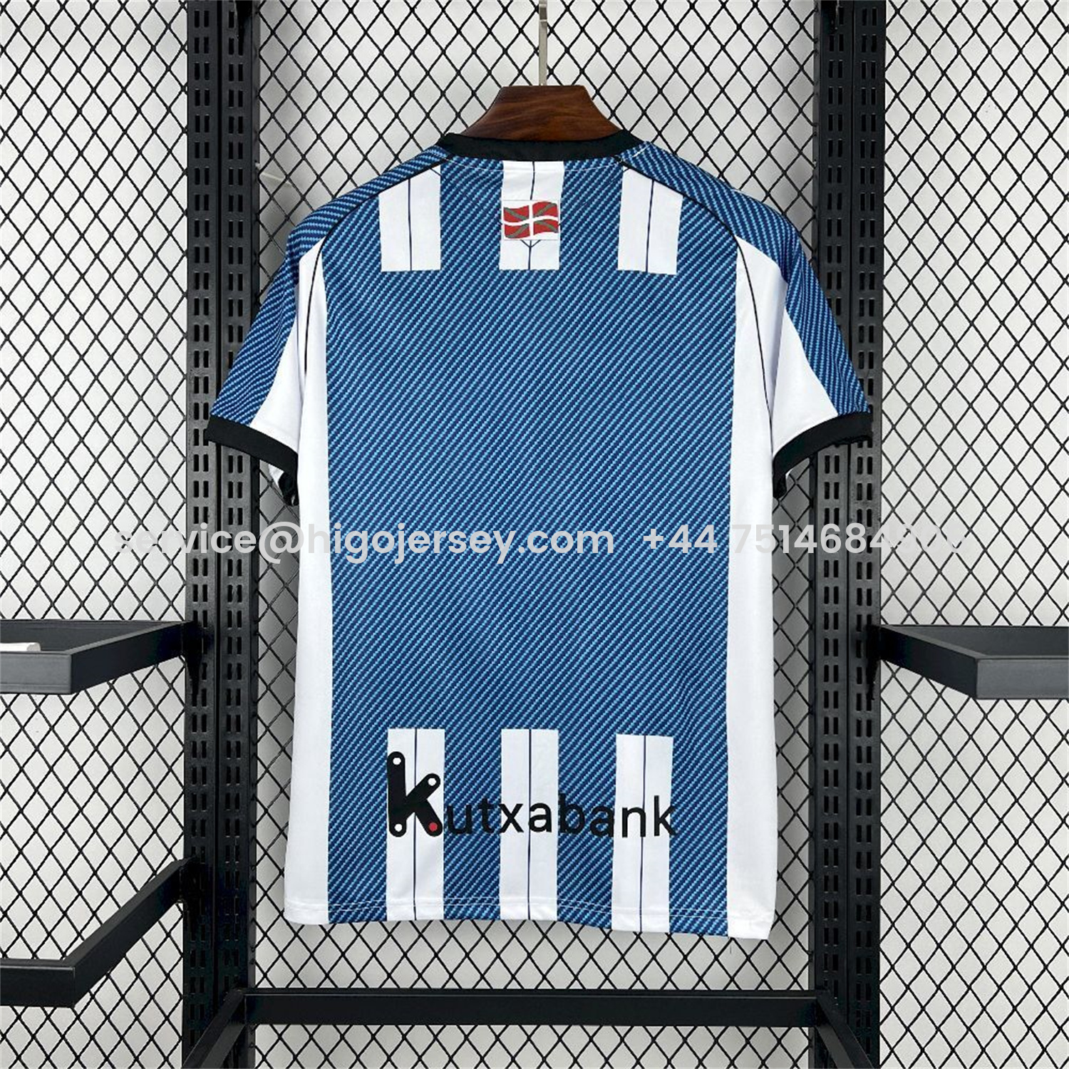 Higojerseys-Real Sociedad 25-26 Home Blue And White Jersey - Fans Version